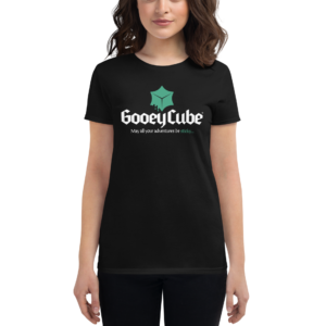 Gooeycube Logo - Women's short sleeve t-shirt