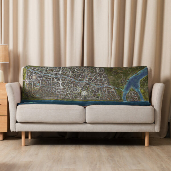 Darkenhaven Map Sherpa blanket - Image 5