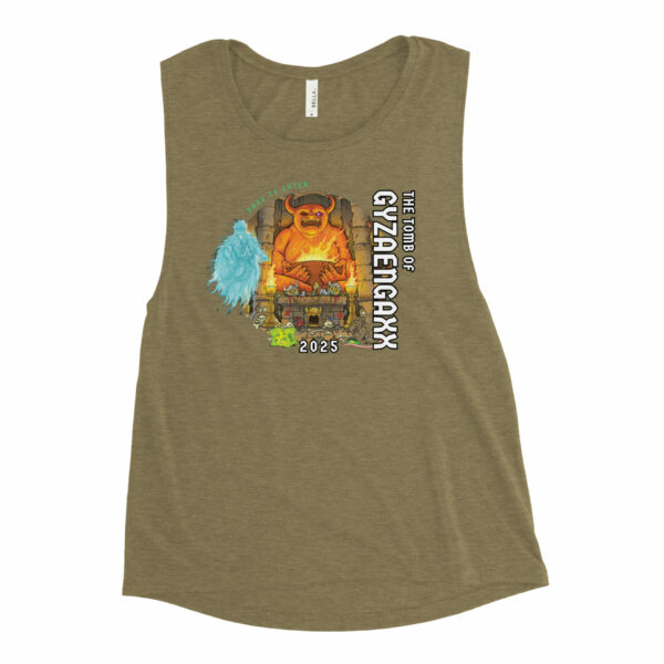 The Tomb of Gyzaengaxx Ladies’ Muscle Tank Design by Chet Minton - Image 8