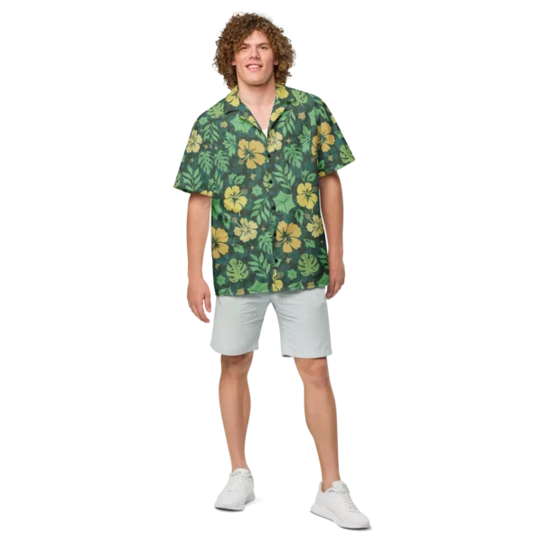 Yellow Gooey Cube Hawaiian Shirt