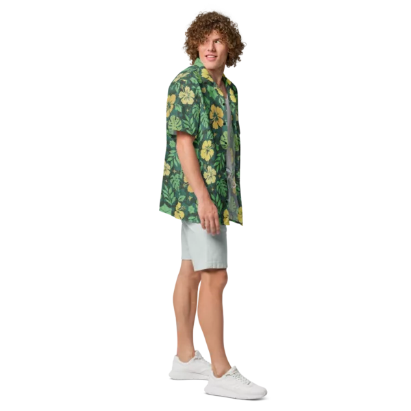 Yellow Gooey Cube Hawaiian Shirt - Image 7